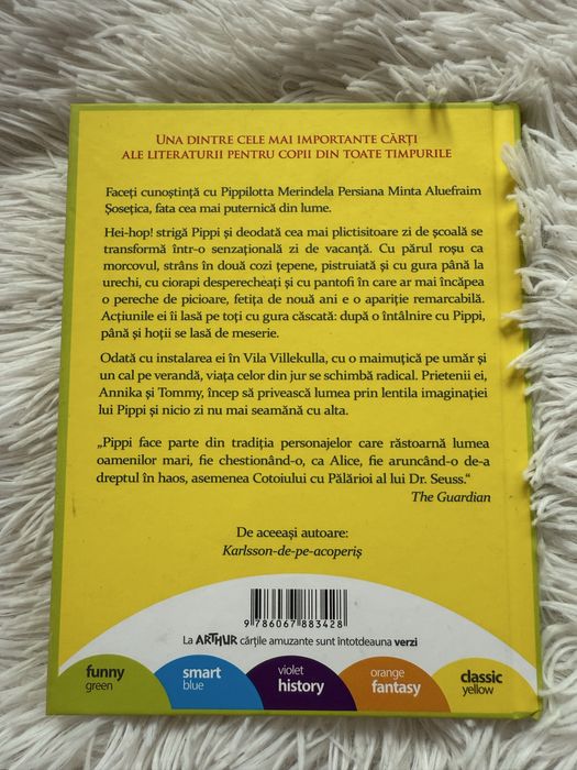 Cartea „Pippi Șosețica” – Astrid Lindgren