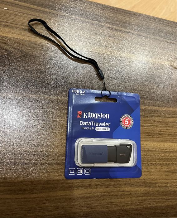 USB 3.2 Kingston 64 Gb. USB 3.2 gen 1