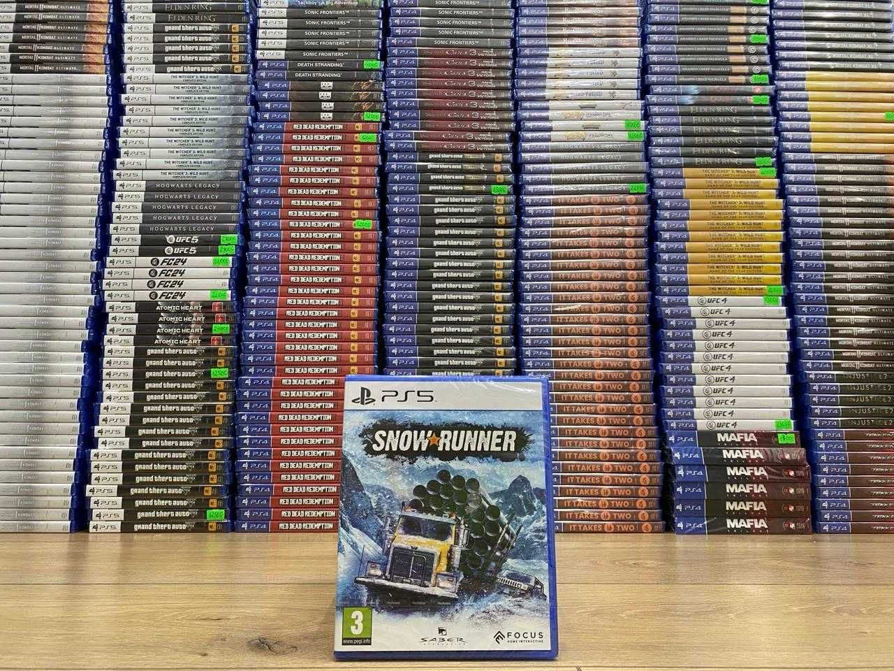 Новый в пленке PS5 SnowRunner Много Игр