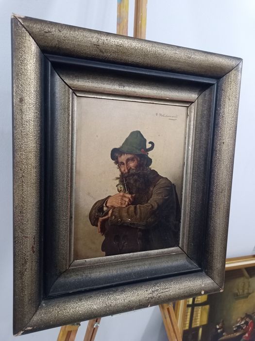 Антикварен Принт от Хуго Котшенрайтер (1854-1908)