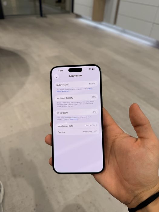 iPhone 15 Pro Max, Midnight Blue, 256 Gb с гаранция