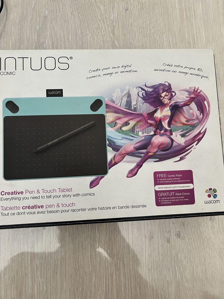 Графический планшет Wacom Intuos Art Small Blue CTH-490