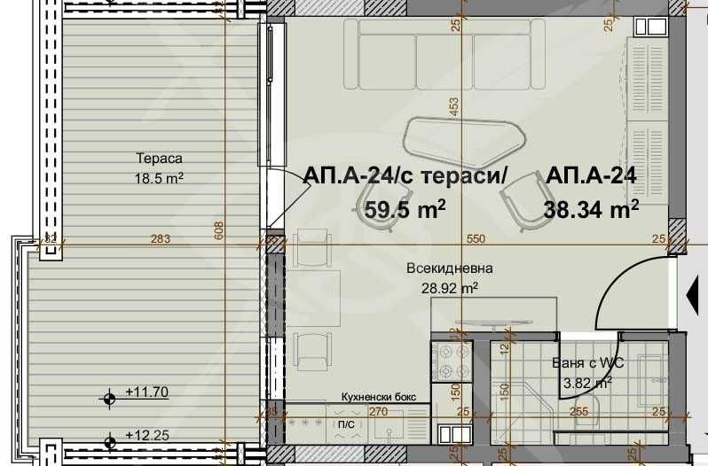 Едностаен апартамент Христо Смирненски 313-15572