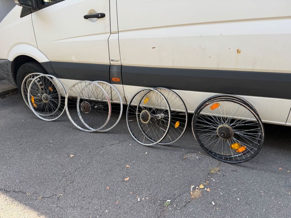 Roți bicicletă pe față spate 24/26/28 Zoll