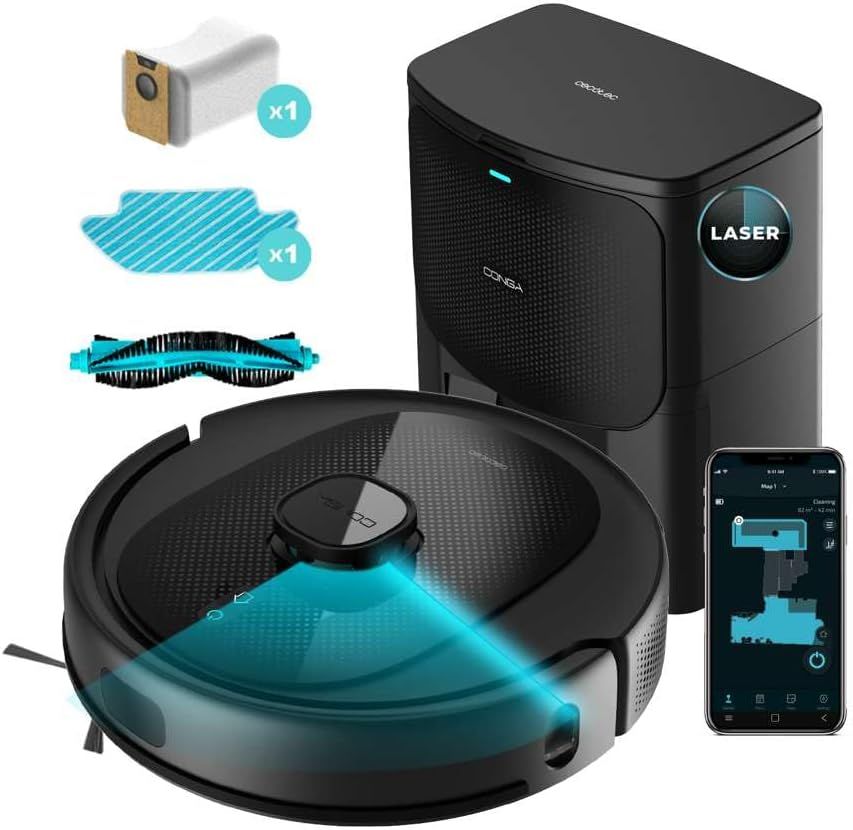 Robot aspirare Cecotec Conga 8290, 7000Pa, 4 în 1, LiDAR | 086127