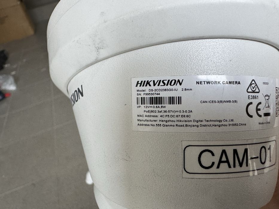 Vand camera supraveghere Hikvision DS-2CD2383G0-IU