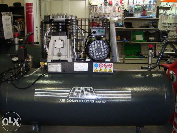 Компресор за въздух с резервоари от 24лт до 500лт.