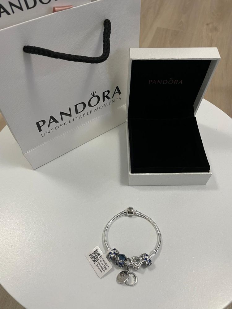 Bratara pandora argint charm