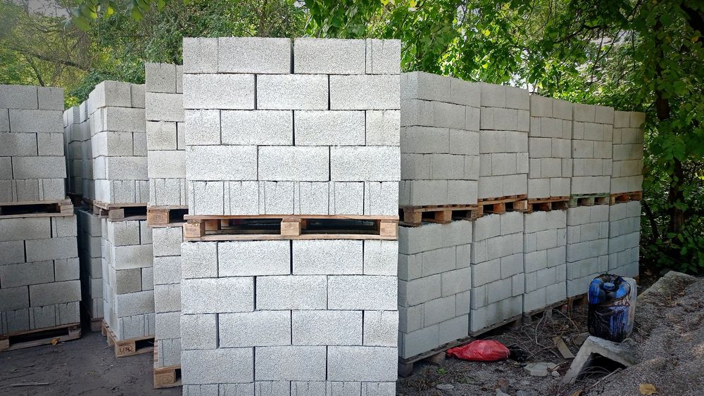 Сплитерные блоки перегородочные рванные тумбы шлакоблок пескоблок