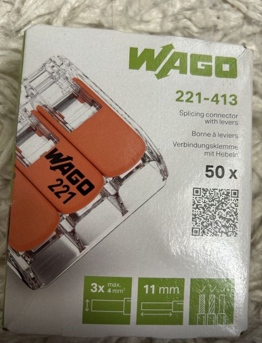 Cleme wago 221-615 pentru conectare rapida a firelor ideal pentru