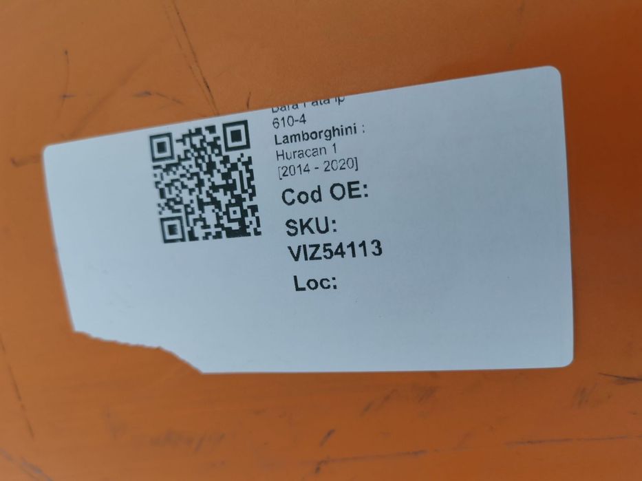 Bara Fata Cu Intaritura Suport Bara lp 610-4 Lamborghini  Huracan 1 20