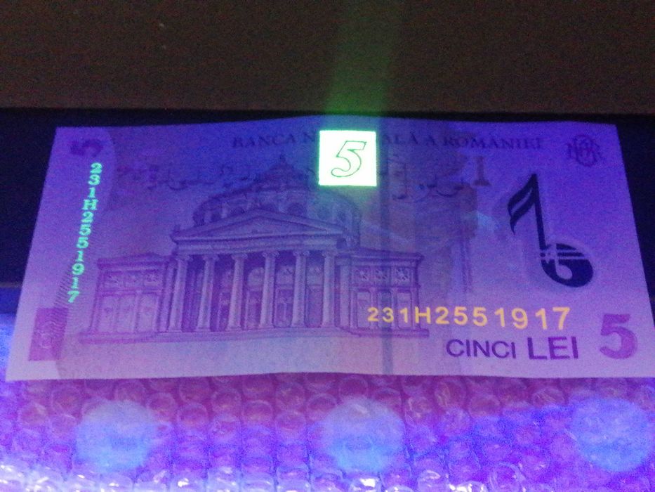 Lampa UV detectie bani falsi ,detector valuta,tester bancnote-2 lampi