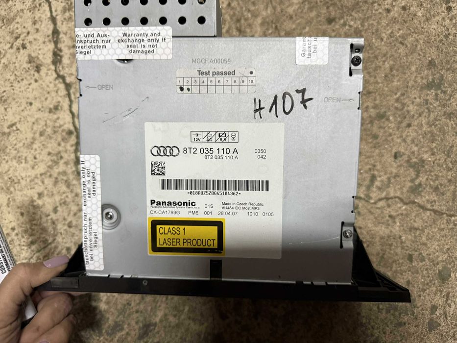 CD Чеинджър AUDI A4 A5 8T2035110A ном 107