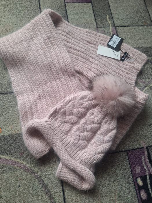 Комплект шапка шарф на флисе