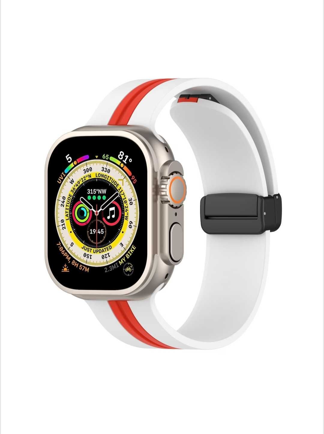 Curea Silicon Compatibila Apple Watch8/7/6/5/SE, 42/44/45/49MM, unisex