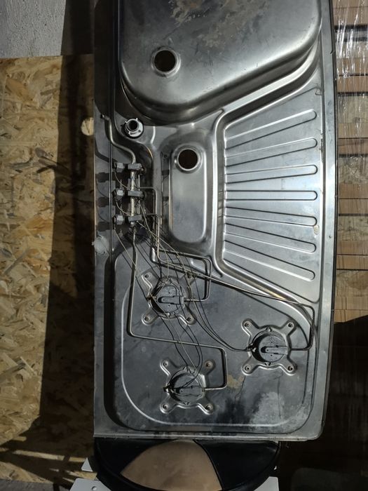 Мивка Алпака с три газови котлона