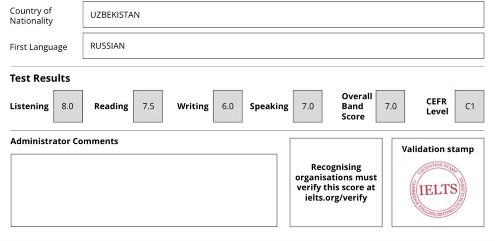 Репетитор английского с IELTS 7.0