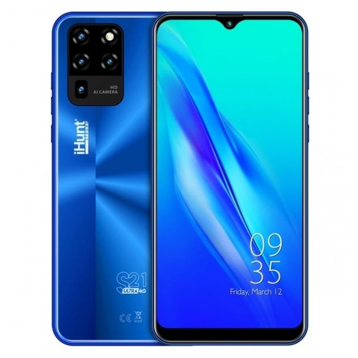 Telefon mobil iHunt S21 Plus 2021, Dual SIM, 16GB, 2GB RAM, 3G, Blue