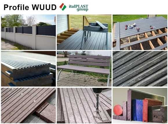 Vand profile din plastic compozit