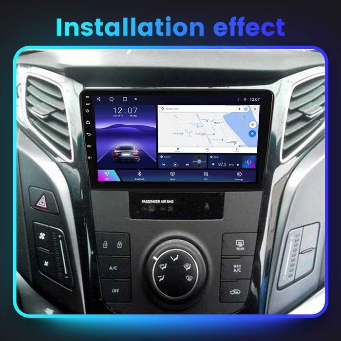 Navigatie Android 14 HYUNDAI I40 2012 -2020 1/8 Gb Waze CarPlay CAMERA