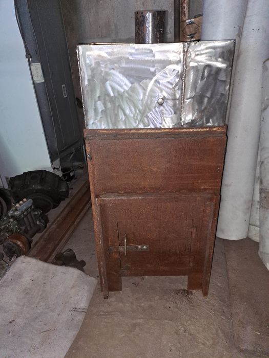 Печь для бани с баком