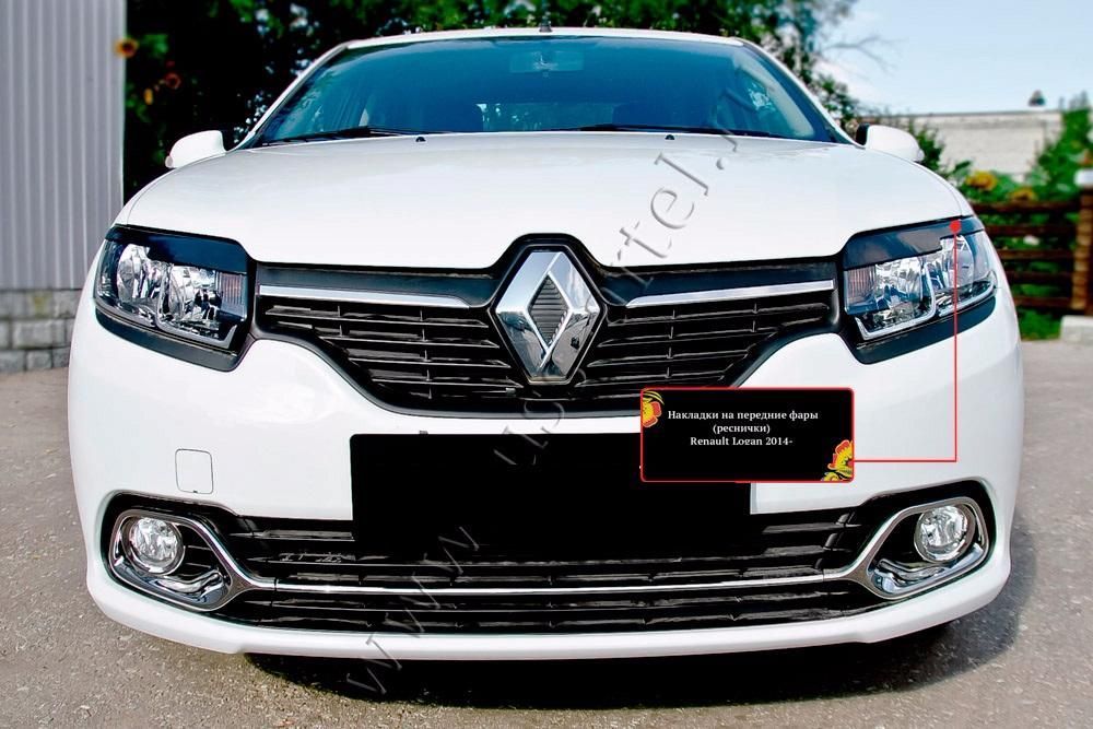 Запчасти (реснички) Renault Logan SANDERO 2014-