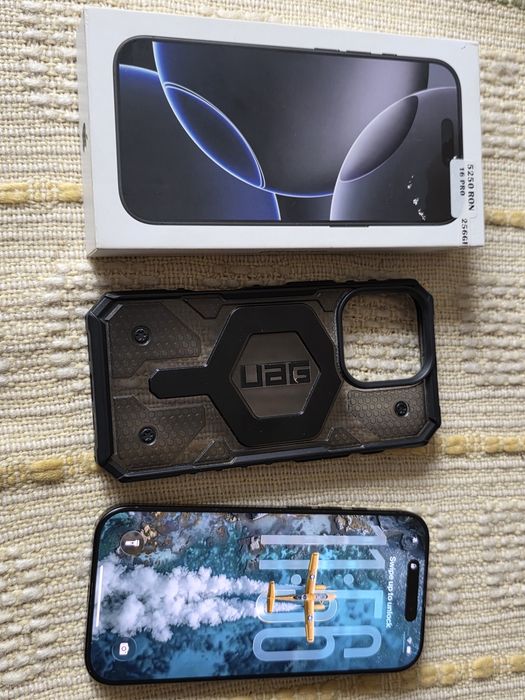 Iphone 16PRO 256, Black Full Box UAG