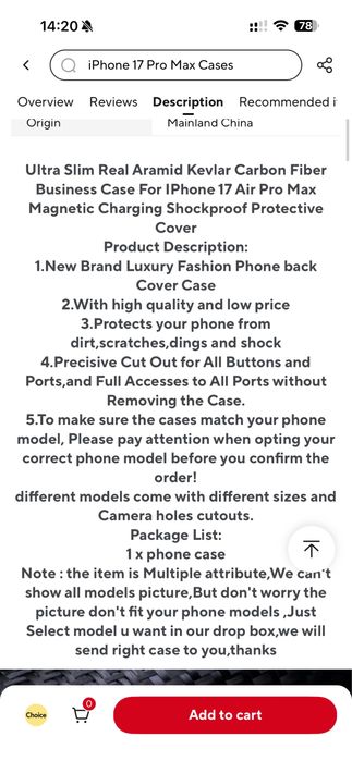 Husa iphone 17 pro max pitaka