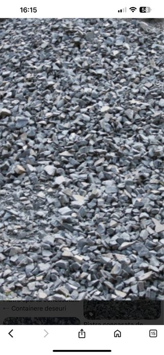 Piatra sparta (concasata) pentru strazi drumuri si piatra  decorativa