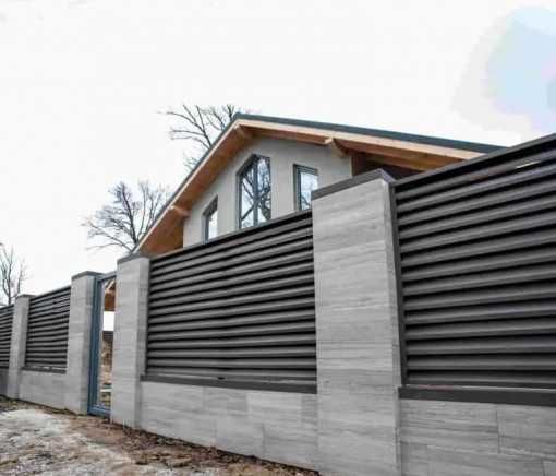 Garduri din panou stil jaluzele de diferite modele si dimensiuni