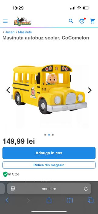 Jucarii Cocomelon Autobuz/cada/lunchbox