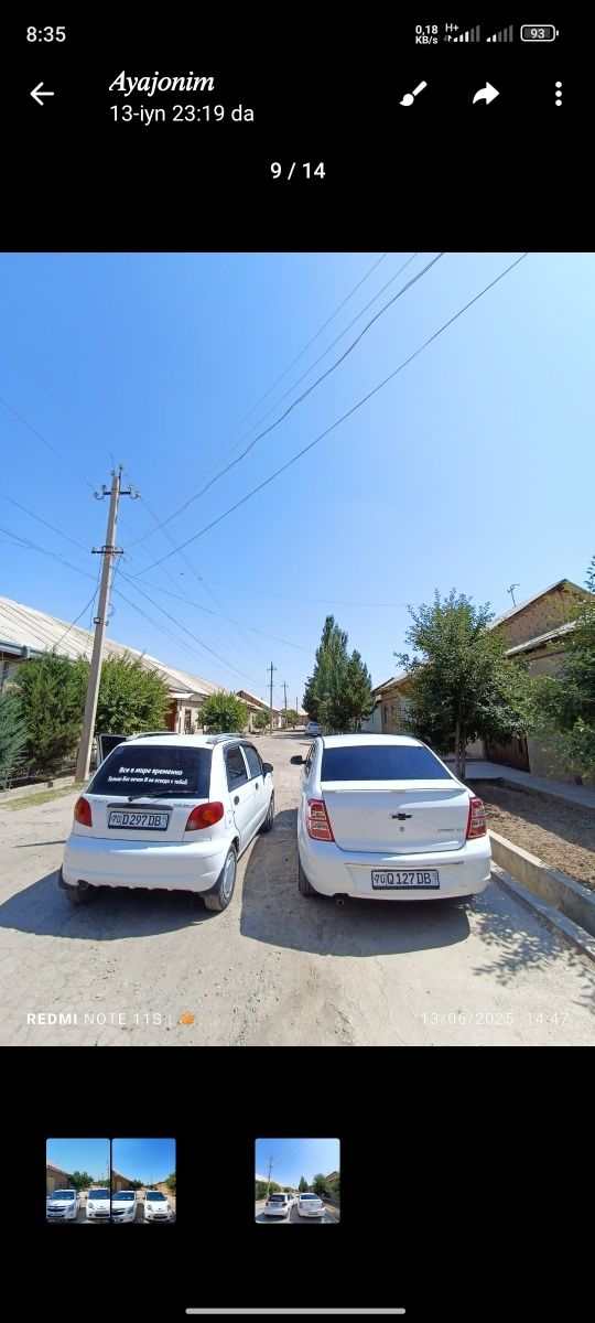 Matiz 2009 holati yaxshi 35mln