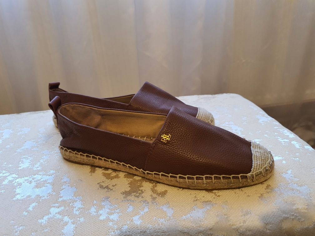 Espadrile de piele Lauren Ralph Laurenoriginal  marimea 40.5