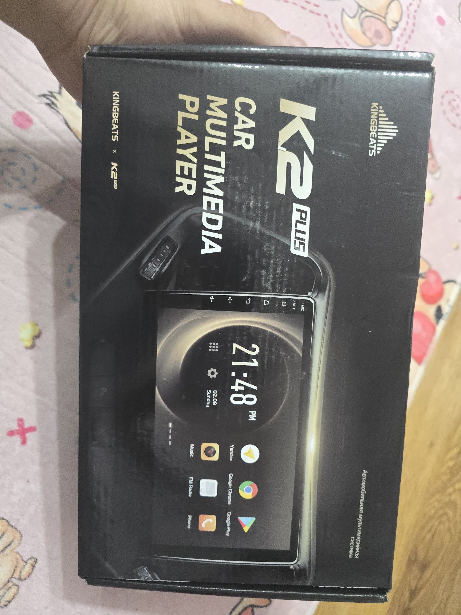 Автомагнитола Kingbeats K2 Plus 3GB+32GB, ANDROID 10, GPS, WIFI