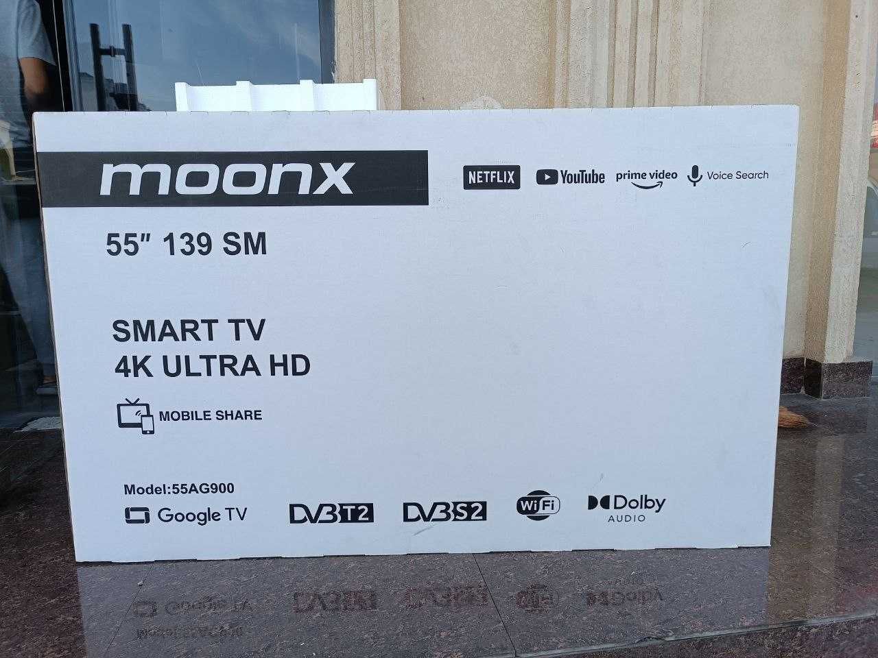 Smart TV Moonx 55 пошивка доставка по городу рассрочка имеется