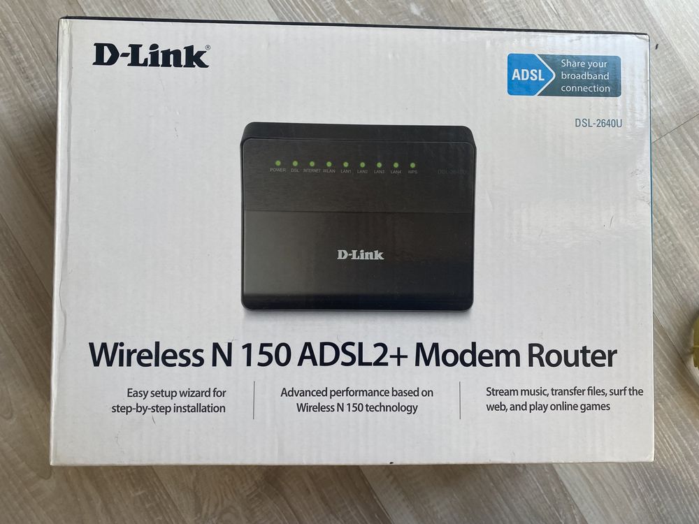 Модем Роутер D-Link Wireless N 150ADSL2 Modem Router