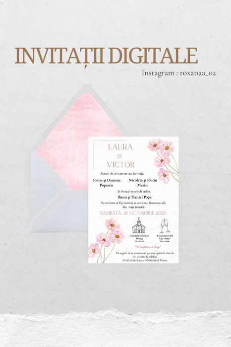 Invitatii digitale personalizate