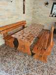Set masa cu 2 banci - 2 m