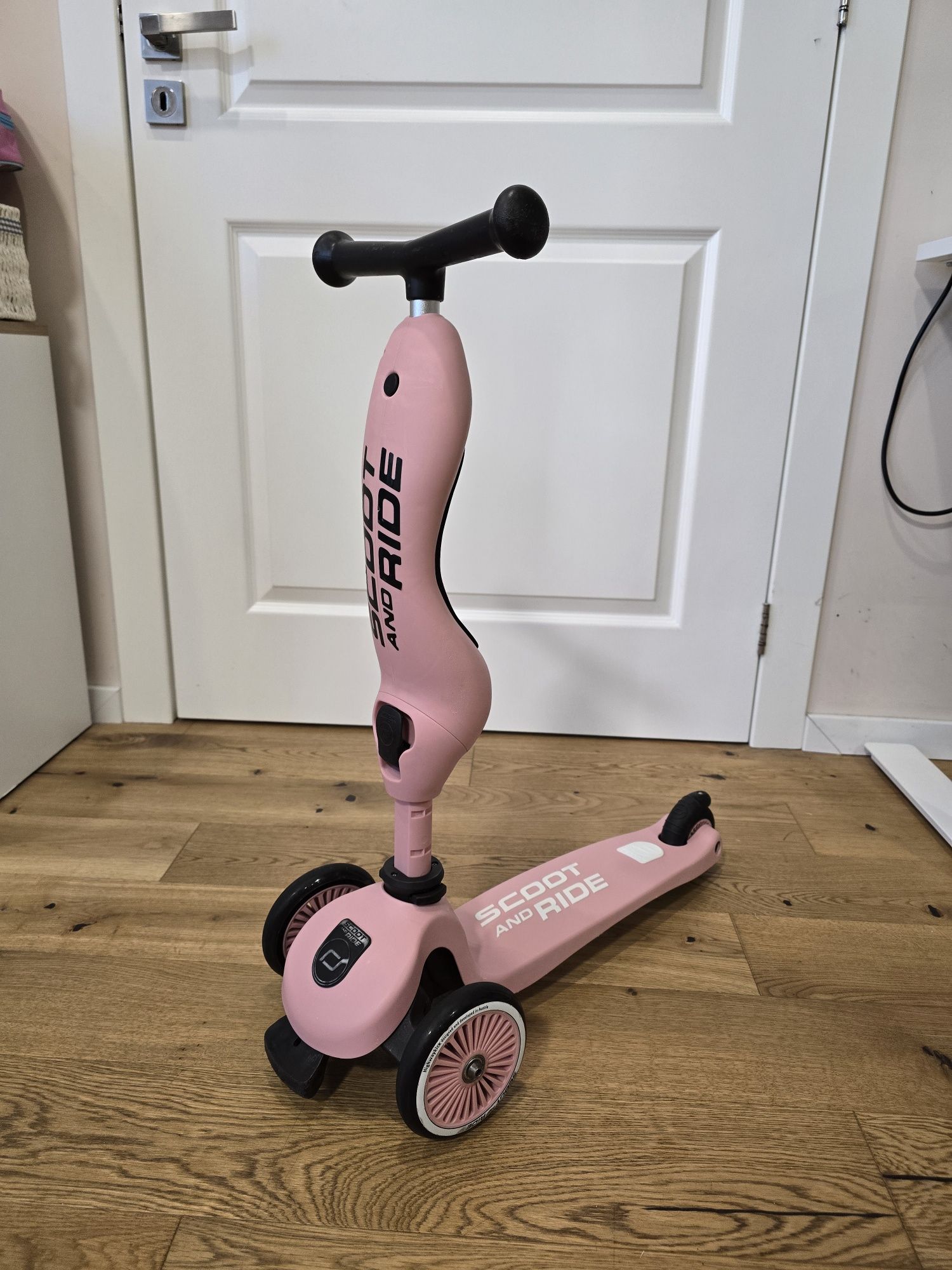 Scoot & Ride Highwaykick 2в1 Rose – тротинетка в отлично състоян