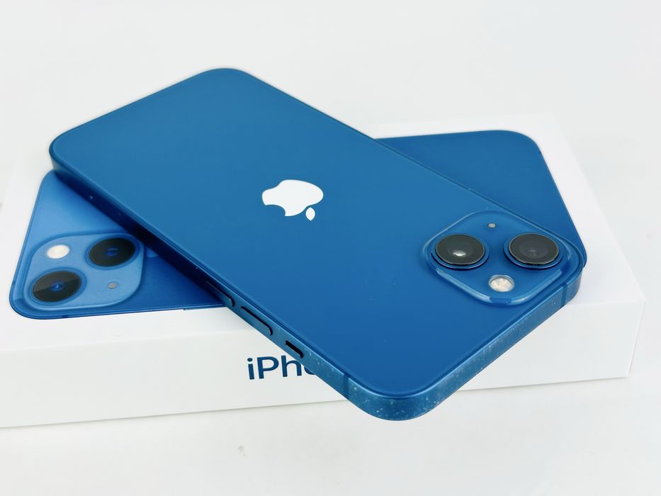 Apple iPhone 13 128GB Blue Отличен! Гаранция!