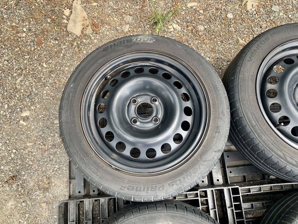 4бр.ДЖАНТИ+ЛЕТНИ ГУМИ 15" 4x100 за Opel Combo,Corsa,Fiat Punto,Aveo