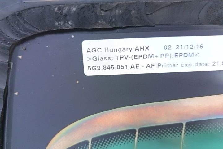 Luneta 5G9845051AE Volkswagen VW Golf a 7-a generatie