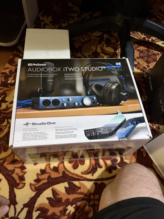 Звуковая Карта Микрофон Наушники Pre Sonus