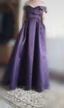 Rochie lunga de seara sativ mov