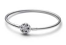 Сребърна гривна Pandora Moments Sparkling Snowflake