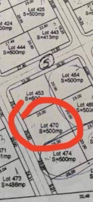 Vand 1000 mp poarta alba 40x25 deschidere