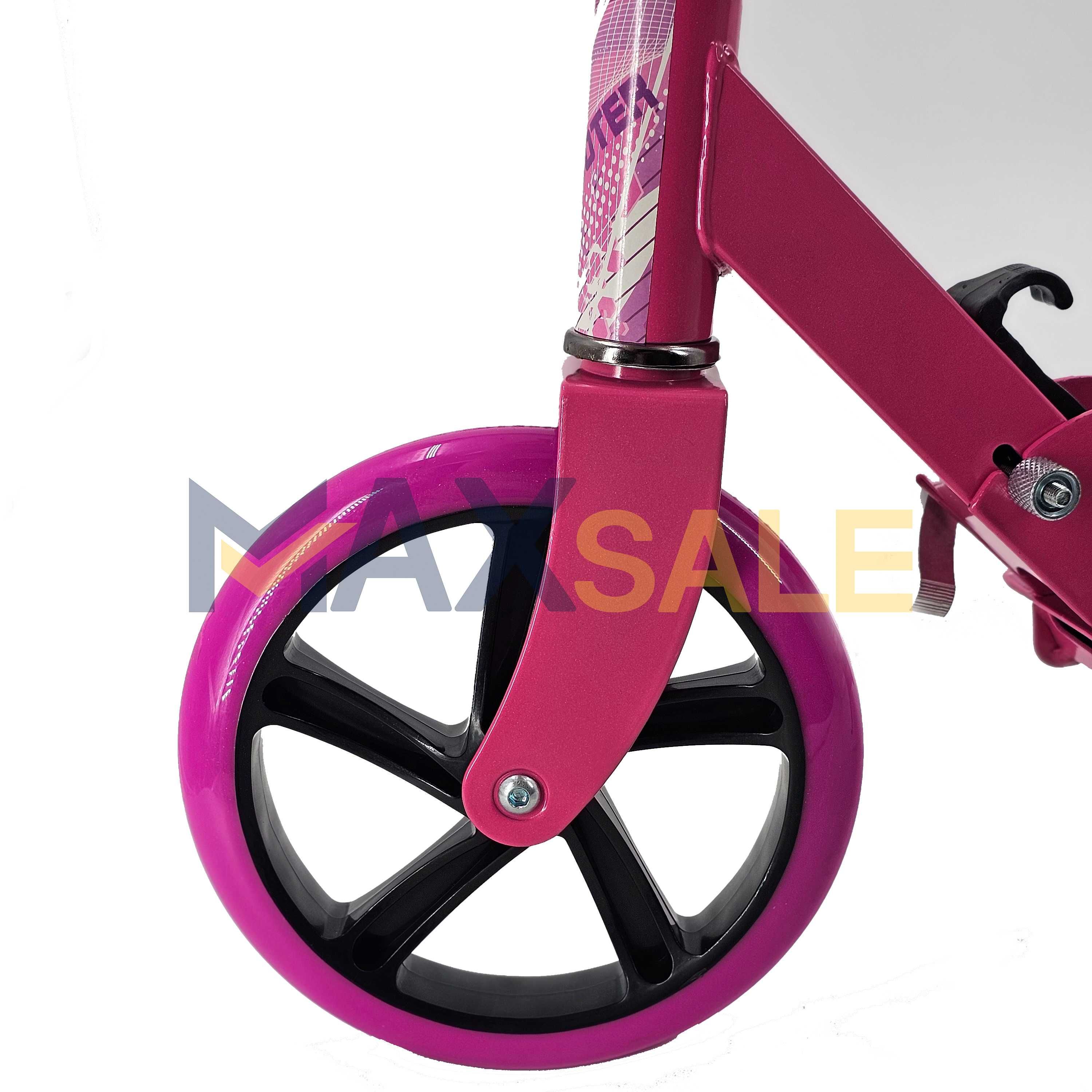 Детска тротинетка сгъваема скутер scooter алуминиева розова