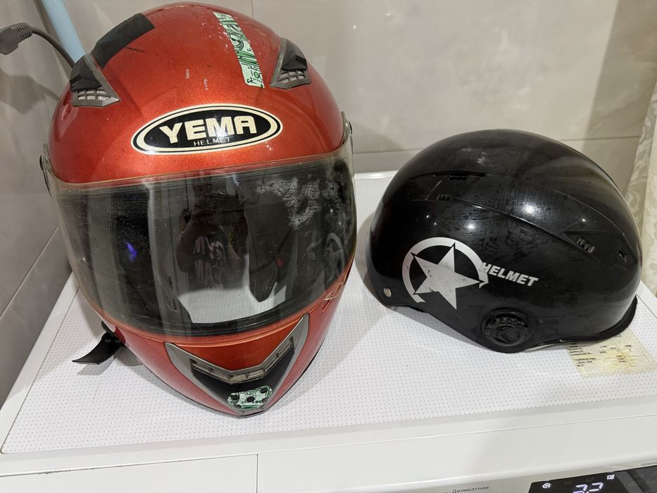 Шлемы для мото разных размеров