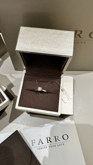 Сережки и кольцо от бренда Farro