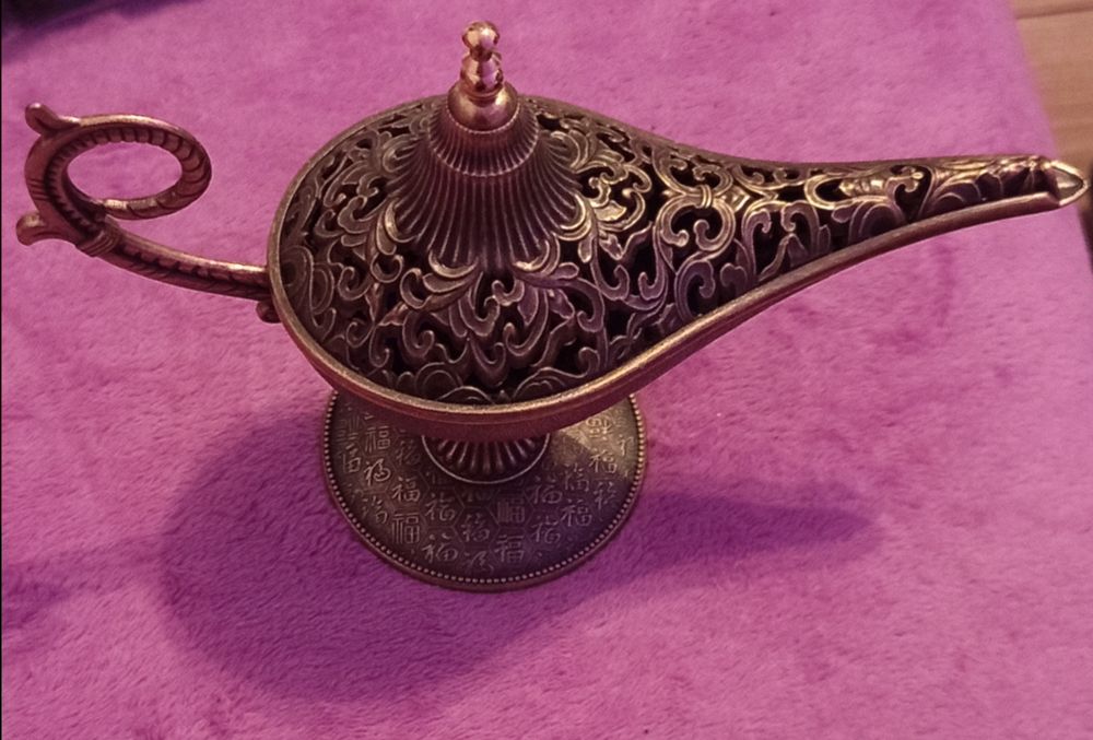 Lampa Aladin tămâie de fonta 20,5 cm - 14,8 cm